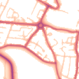 Daytime road noise heatmap for UB3 1JQ
