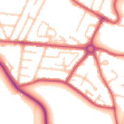 Daytime road noise heatmap for UB3 1LE