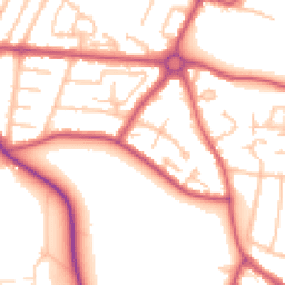 Daytime road noise heatmap for UB3 1LG