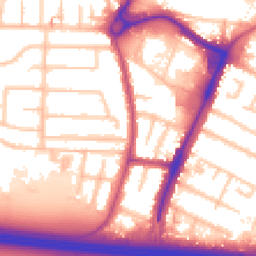 Daytime road noise heatmap for UB3 1LT