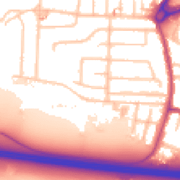 Daytime road noise heatmap for UB3 1NY