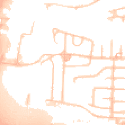 Daytime road noise heatmap for UB3 1PT