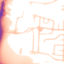 Daytime road noise heatmap for UB3 1PW