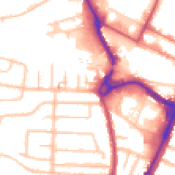 Daytime road noise heatmap for UB3 1QL