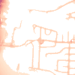 Daytime road noise heatmap for UB3 1QU