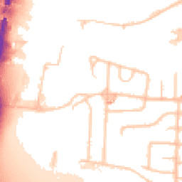 Daytime road noise heatmap for UB3 1QX