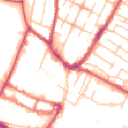 Daytime road noise heatmap for UB3 2AB