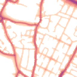 Daytime road noise heatmap for UB3 2DZ