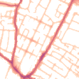 Daytime road noise heatmap for UB3 2EU