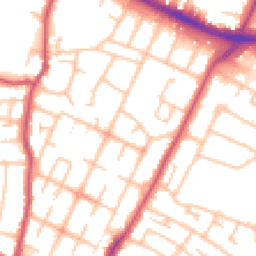 Daytime road noise heatmap for UB3 2JU