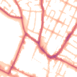 Daytime road noise heatmap for UB3 2LA