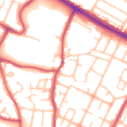 Daytime road noise heatmap for UB3 2LW