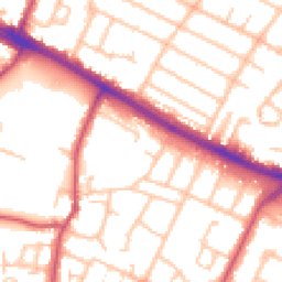 Daytime road noise heatmap for UB3 2NE