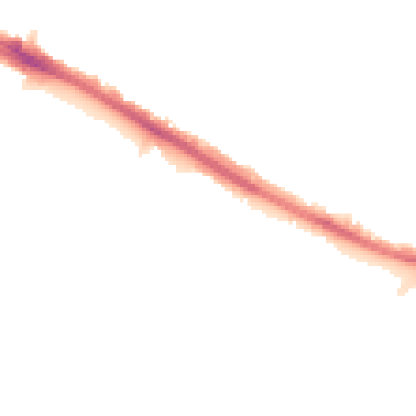 Night-time road noise heatmap for UB3 2NE