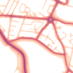 Daytime road noise heatmap for UB3 2NR