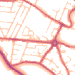 Daytime road noise heatmap for UB3 2PZ