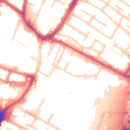 Daytime road noise heatmap for UB3 3BU