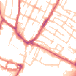 Daytime road noise heatmap for UB3 3ER