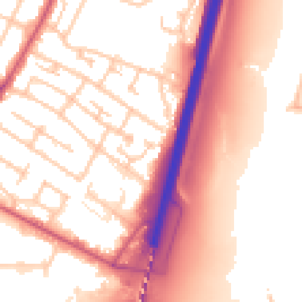 Daytime road noise heatmap for UB3 3FA