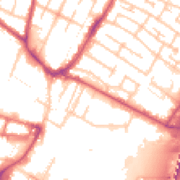 Daytime road noise heatmap for UB3 3FF