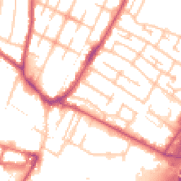 Daytime road noise heatmap for UB3 3JA