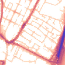 Daytime road noise heatmap for UB3 3JG