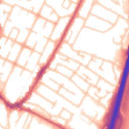 Daytime road noise heatmap for UB3 3JS