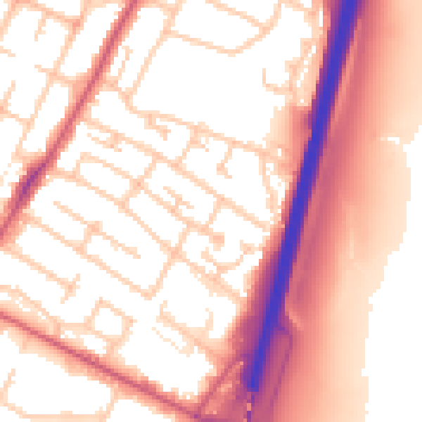 Daytime road noise heatmap for UB3 3LA