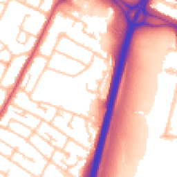 Daytime road noise heatmap for UB3 3PJ