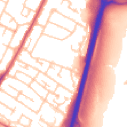 Daytime road noise heatmap for UB3 3PP