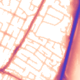 Daytime road noise heatmap for UB3 3PU