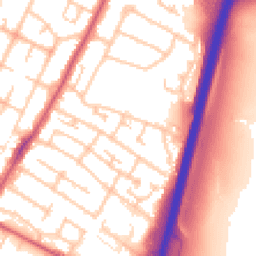 Daytime road noise heatmap for UB3 3PX