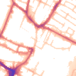 Daytime road noise heatmap for UB3 4BE