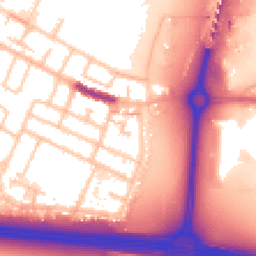 Daytime road noise heatmap for UB3 4HQ