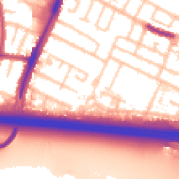 Daytime road noise heatmap for UB3 4LS