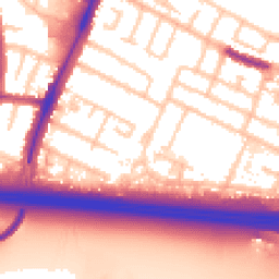 Daytime road noise heatmap for UB3 4LT