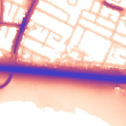 Daytime road noise heatmap for UB3 4LW
