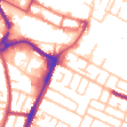 Daytime road noise heatmap for UB3 4NA