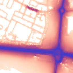 Daytime road noise heatmap for UB3 4RE