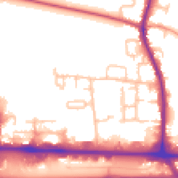 Daytime road noise heatmap for UB3 5BD
