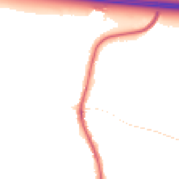 Night-time road noise heatmap for UB3 5EB