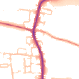 Daytime road noise heatmap for UB3 5ED