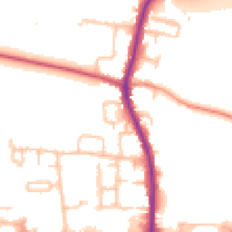 Daytime road noise heatmap for UB3 5EG
