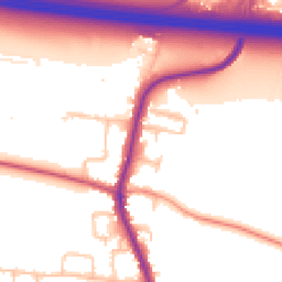 Daytime road noise heatmap for UB3 5ER