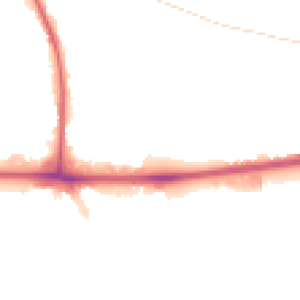 Night-time road noise heatmap for UB3 5FA