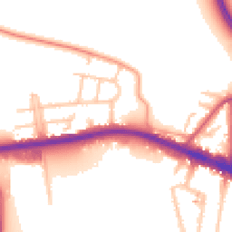 Daytime road noise heatmap for UB3 5HL