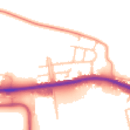 Daytime road noise heatmap for UB3 5HR