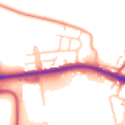 Daytime road noise heatmap for UB3 5HW