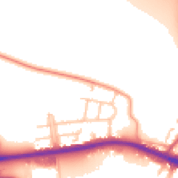 Daytime road noise heatmap for UB3 5JH