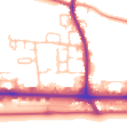 Daytime road noise heatmap for UB3 5LH